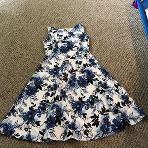 Blue flower dress